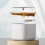 Water fountain filter detail