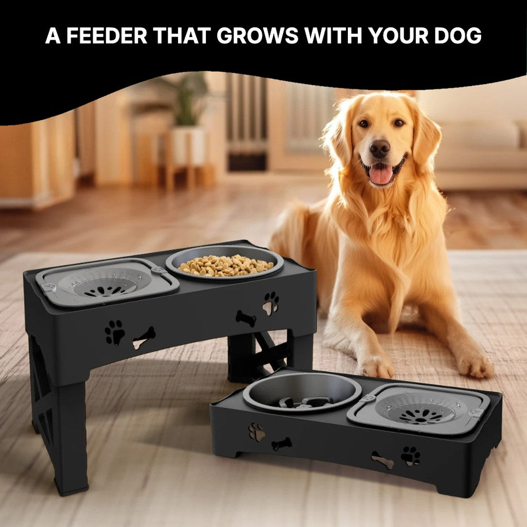 Feeder at low and high settings