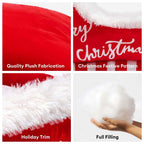 Plush fabric and festive trim