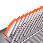Detangling comb teeth close-up