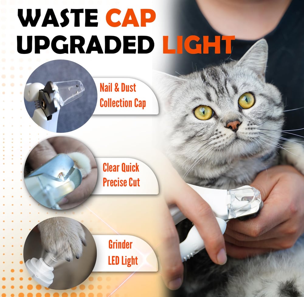 Nail grinder dust cap