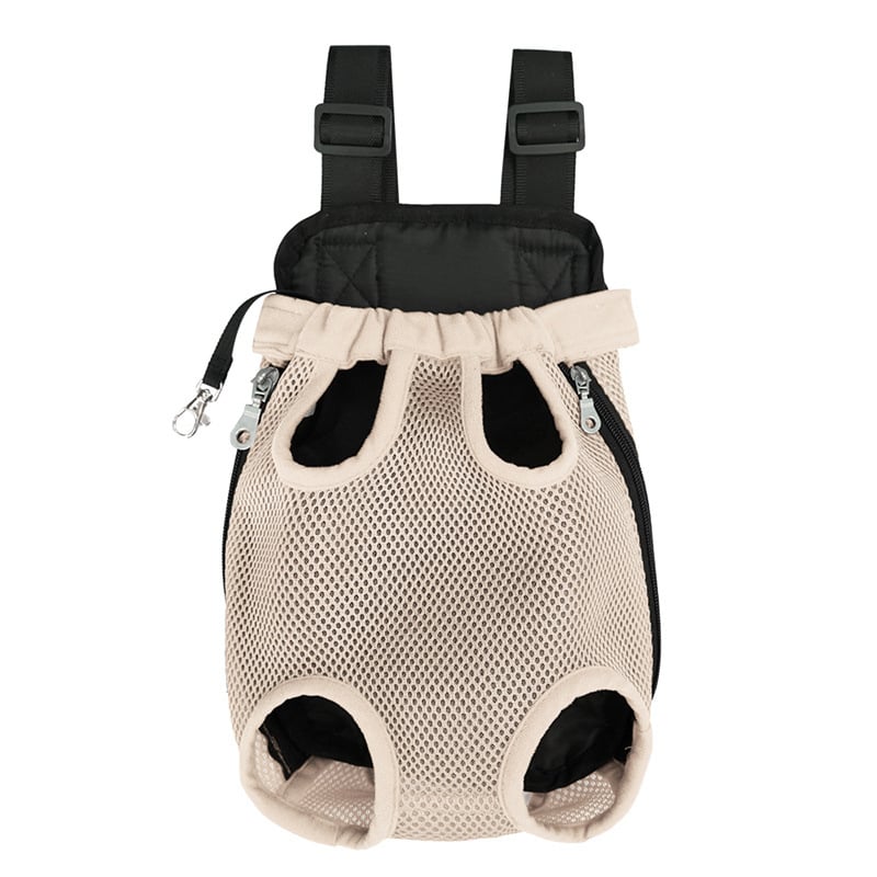 Khaki pet carrier backpack