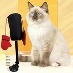 Cat playing with interactive toy