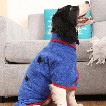 Peignoire pour chien