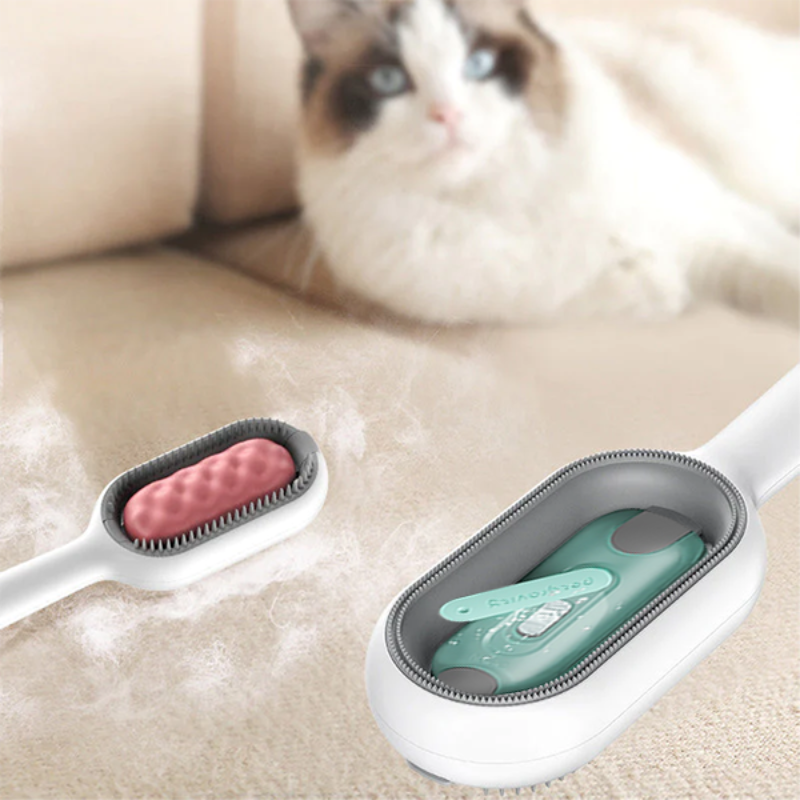Pet brush water tank