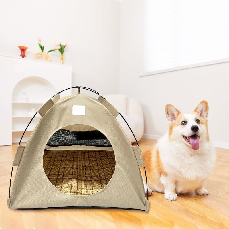 Pet tent front view
