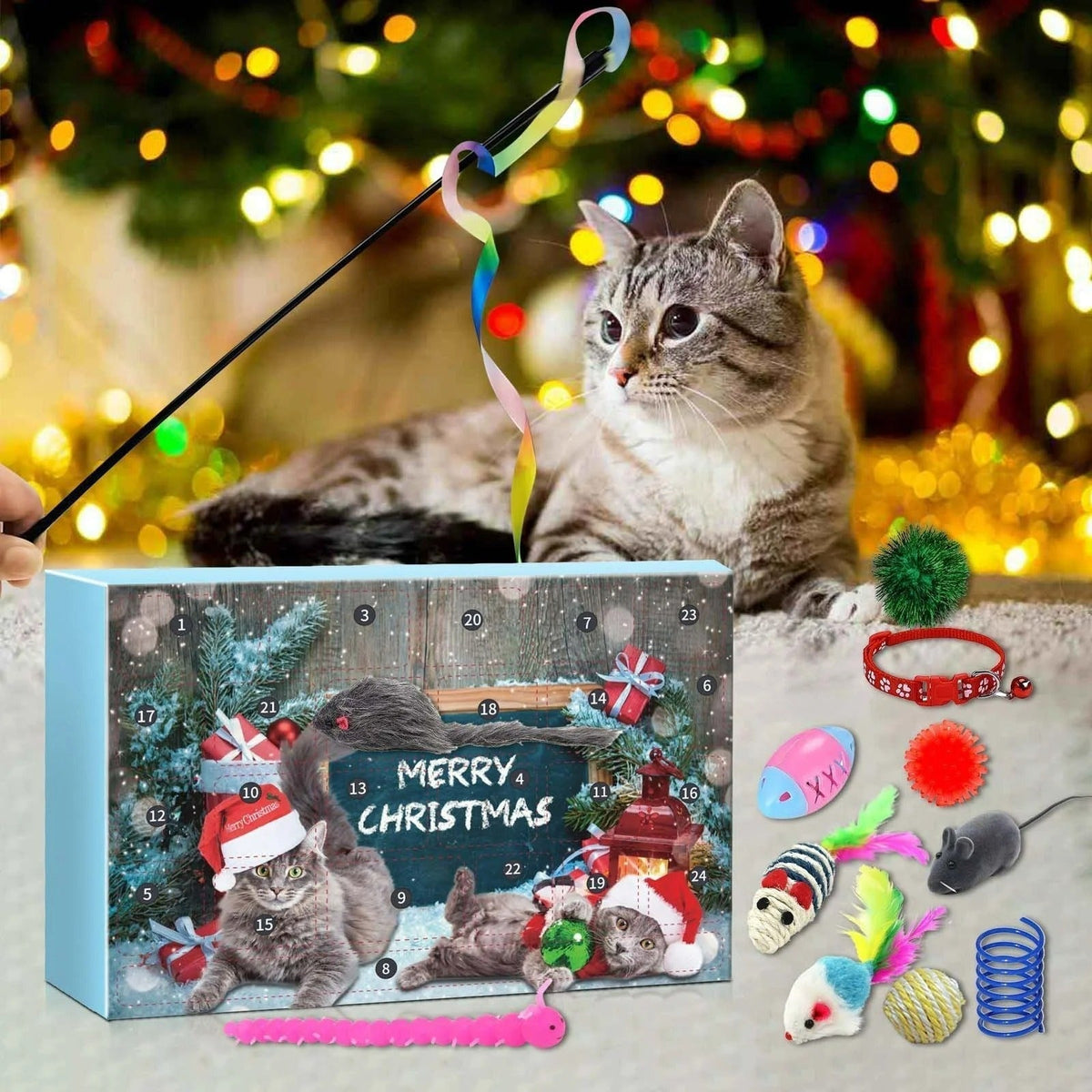Cat toy advent calendar