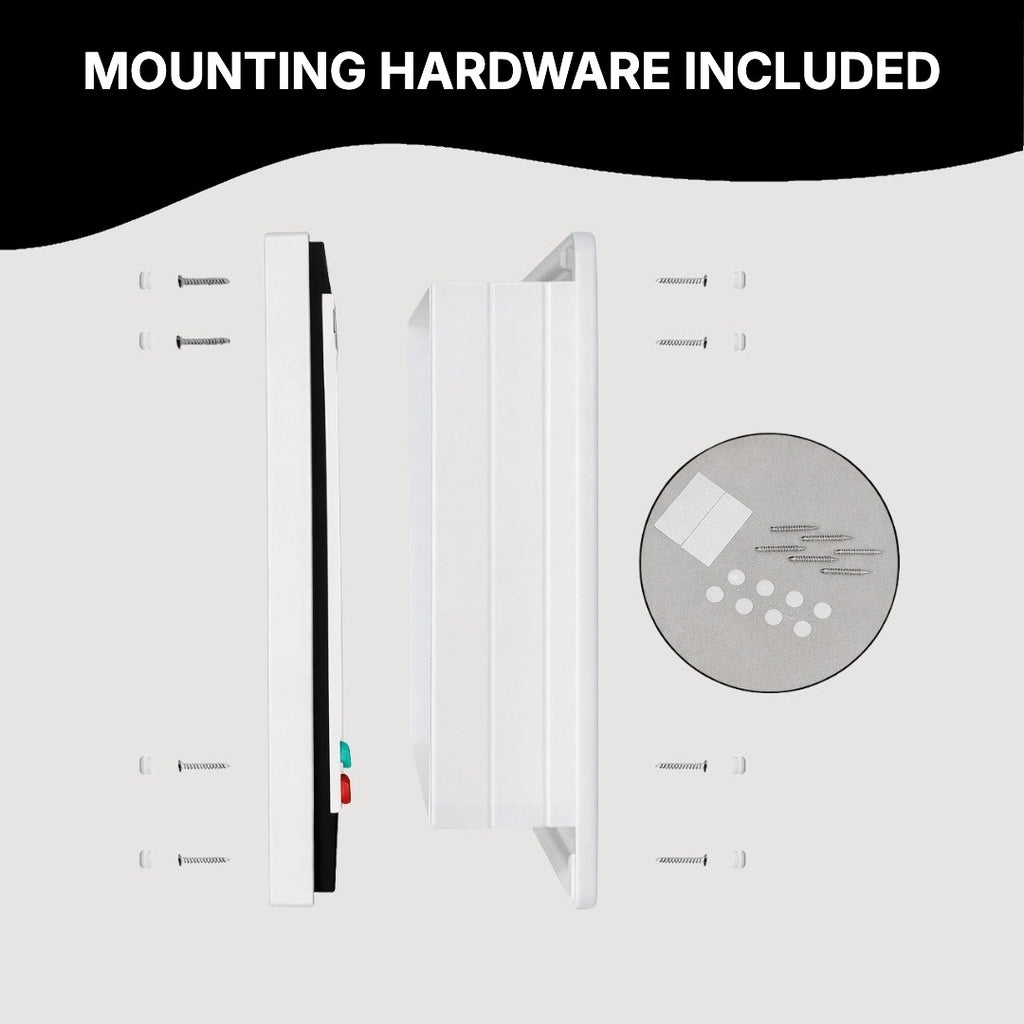 Cat flap mounting hardware