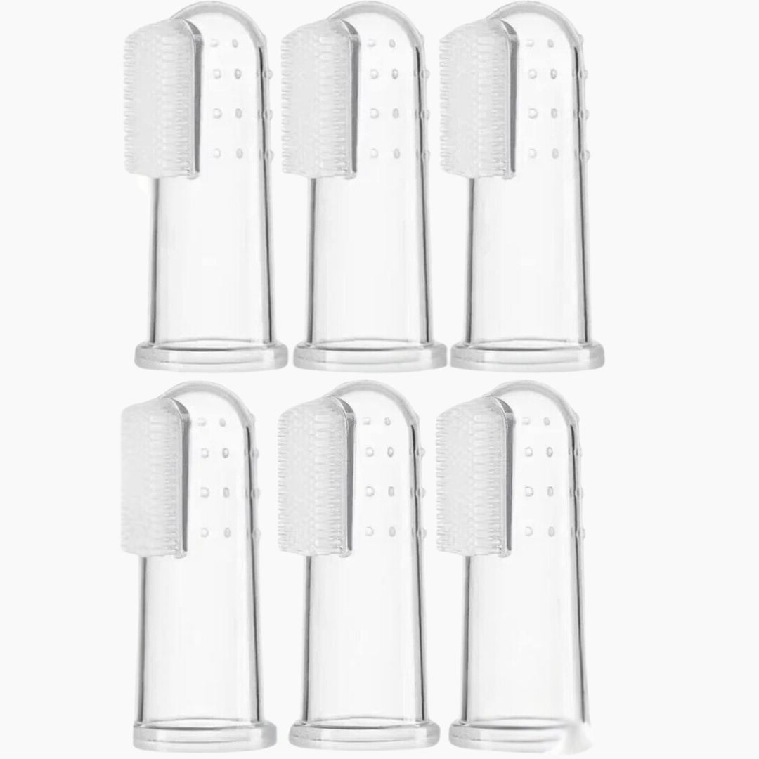 Six finger toothbrushes