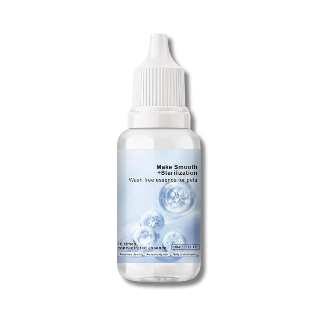 Pet shampoo dropper bottle