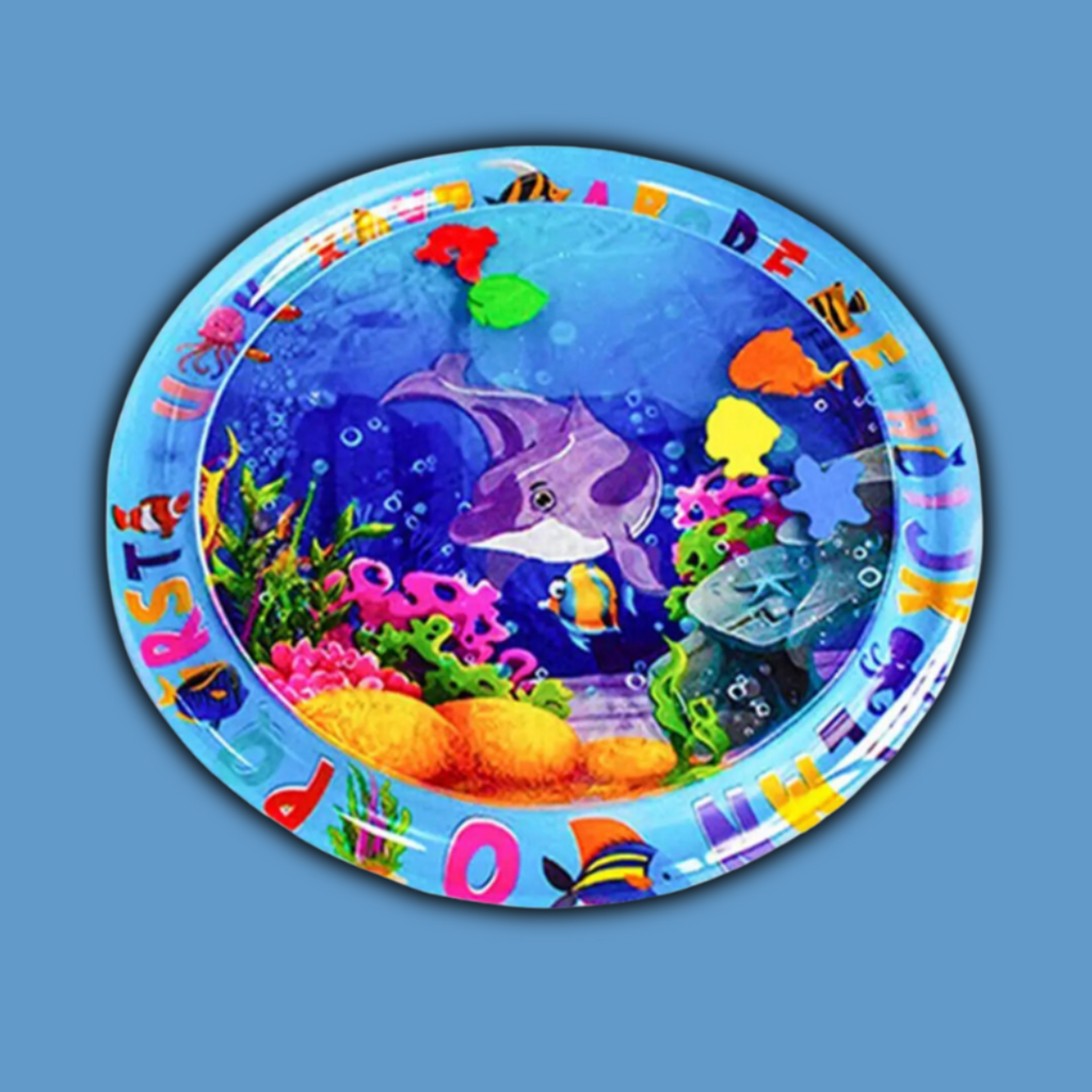 Water play mat, dolphin design
