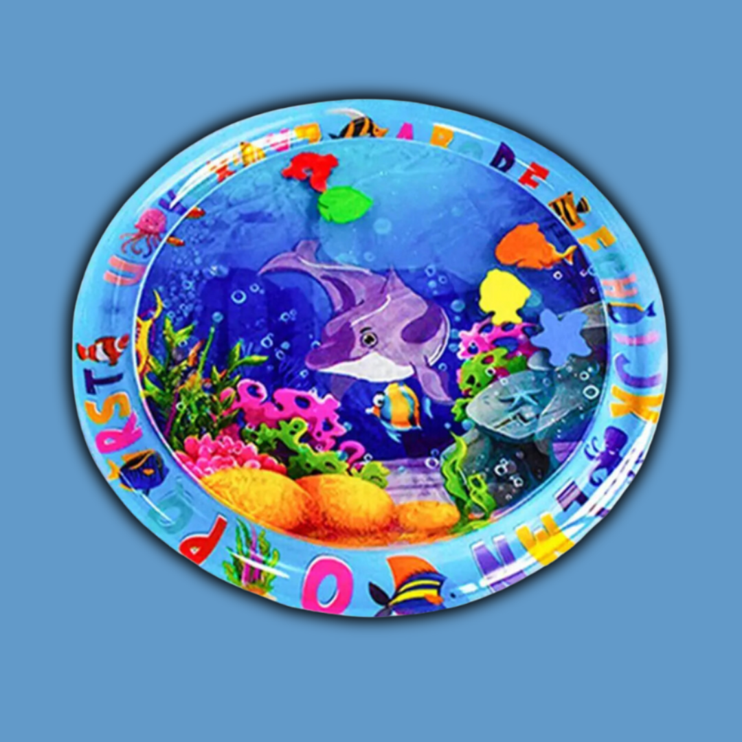 Water play mat, dolphin design