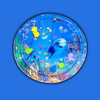 Water play mat, deep sea design