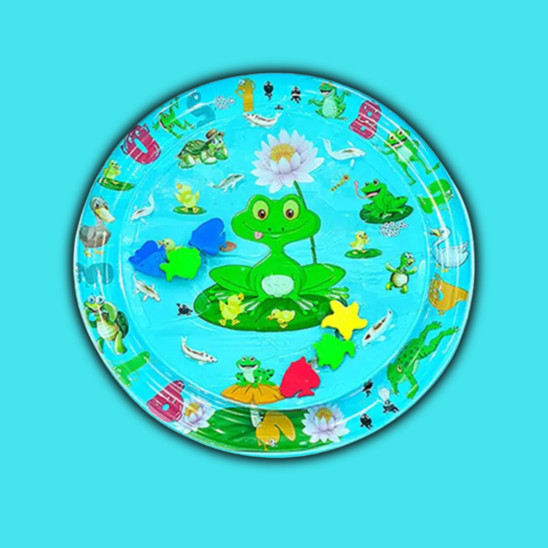 Water play mat, frog design