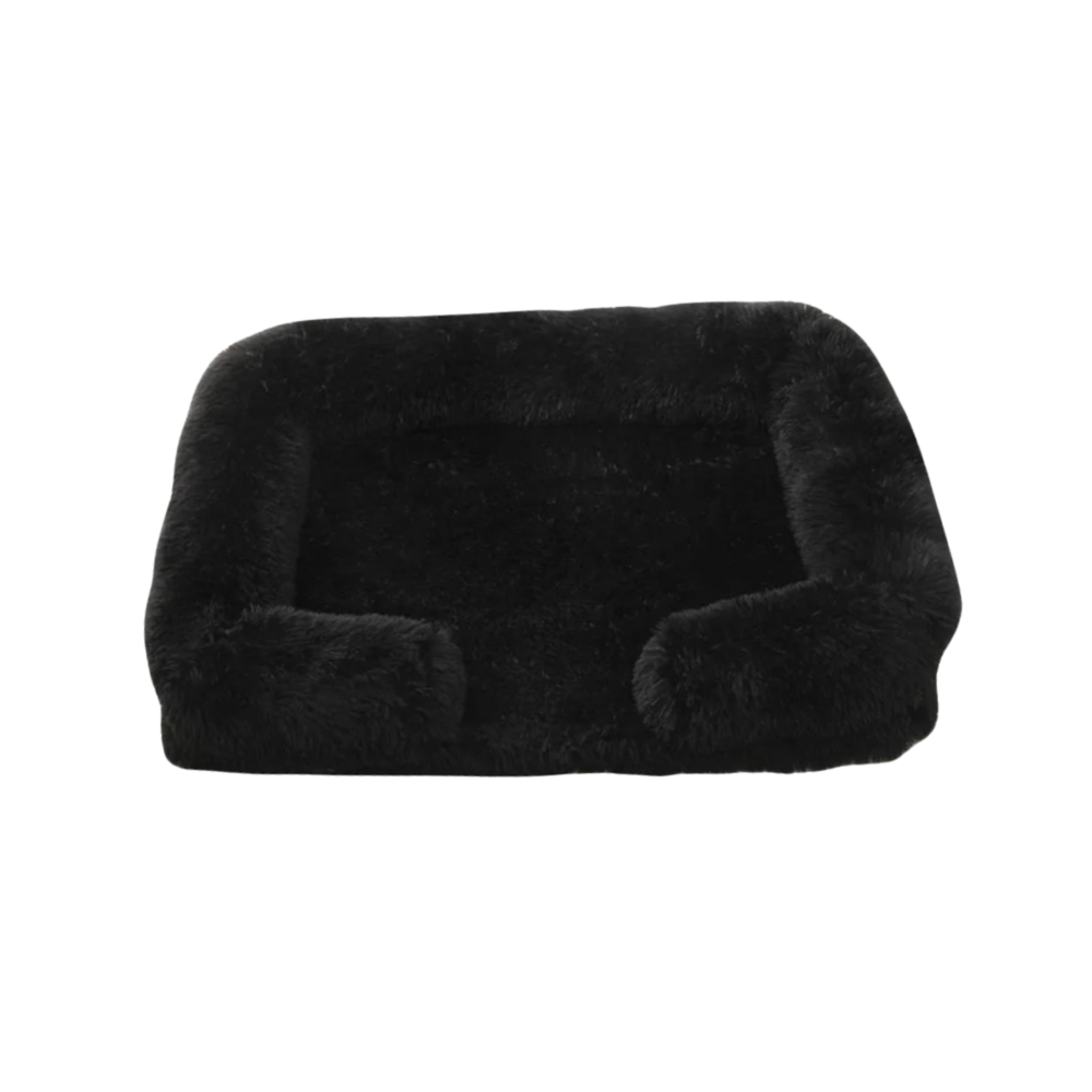 Plush Calming Dog Bed with Non-Slip Base and Removable Cover – product photo 3