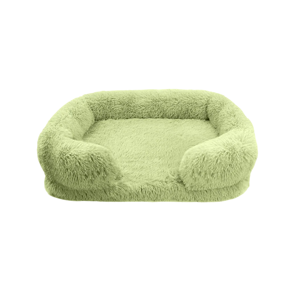 Plush Calming Dog Bed with Non-Slip Base and Removable Cover – product photo 6