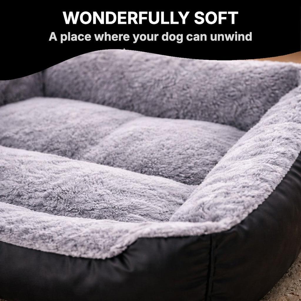 Close-up of the soft plush lining