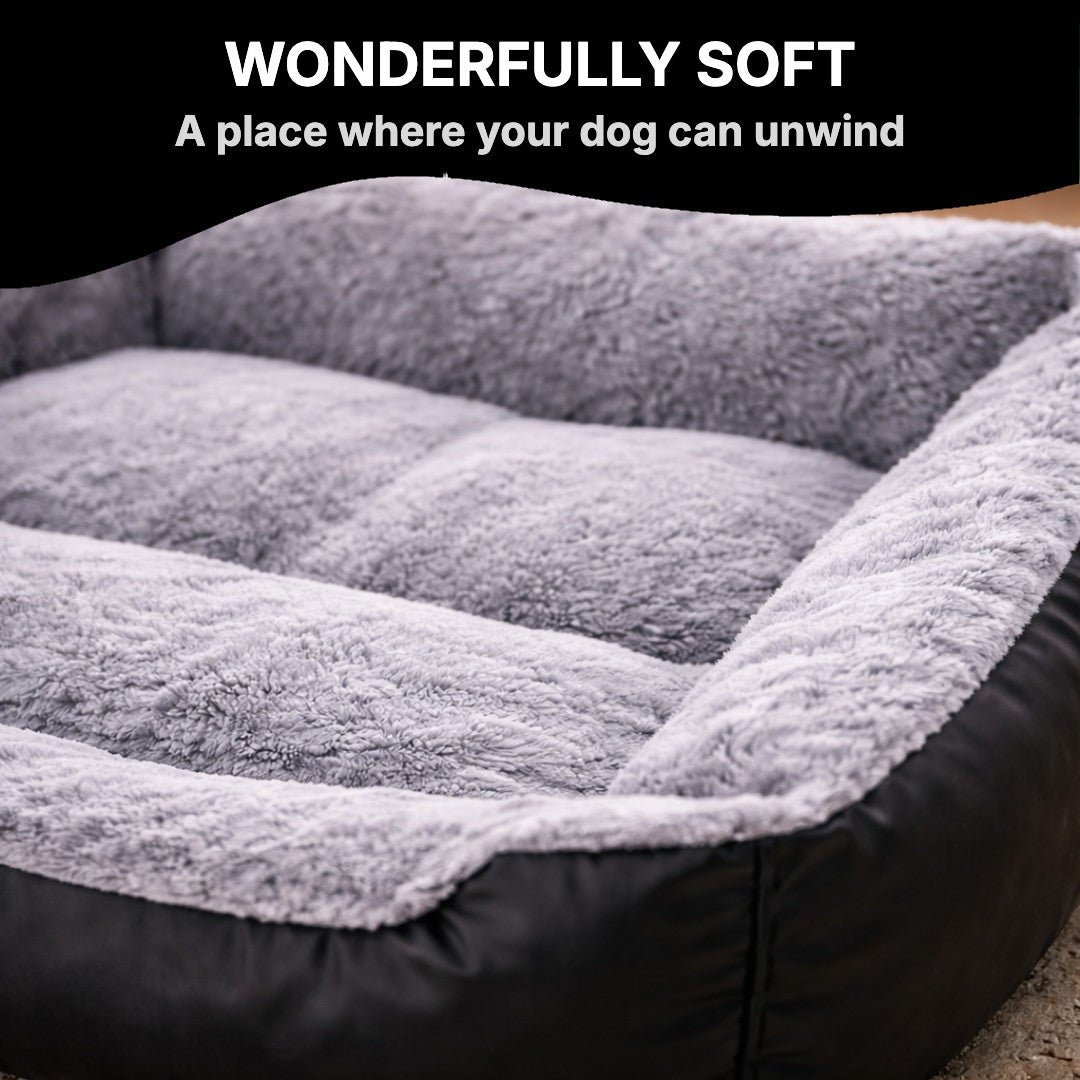 Close-up of the soft plush lining