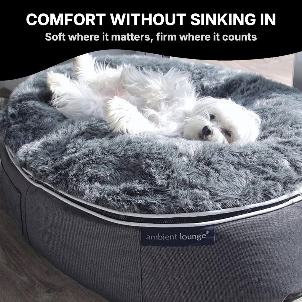 Close-up of the plush sleeping surface