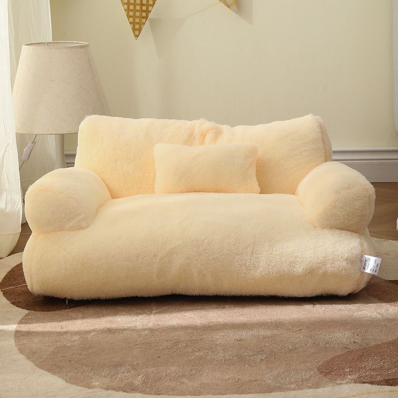 Pet sofa bed close-up