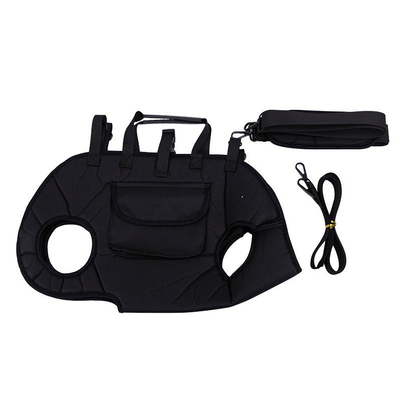 Black pet sling carrier