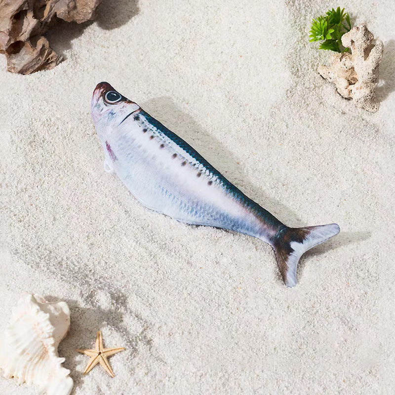Fish cat toy design