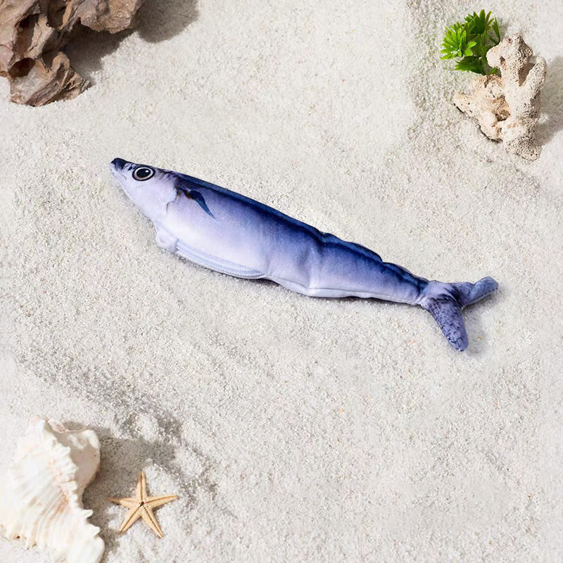 Fish cat toy design