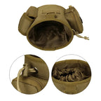 Treat pouch side view