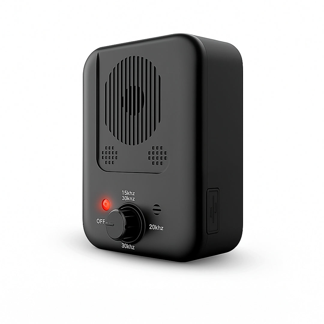 Black ultrasonic bark control device